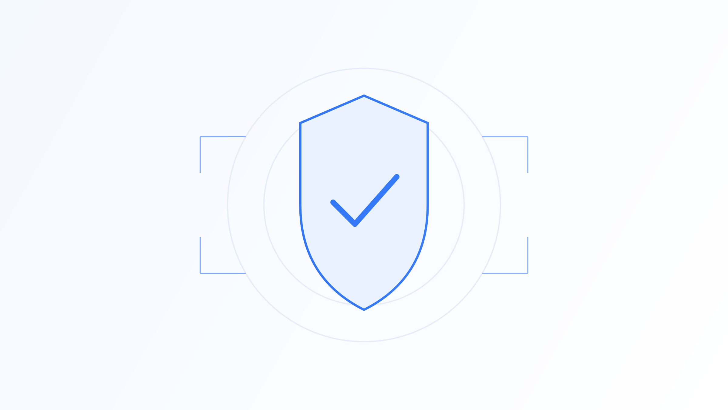 Abstract illustration of a security shield